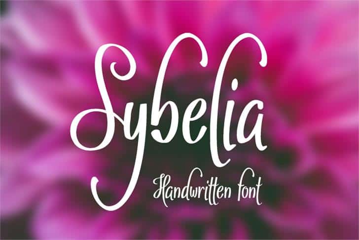 Sybelia шрифт скачать бесплатно
