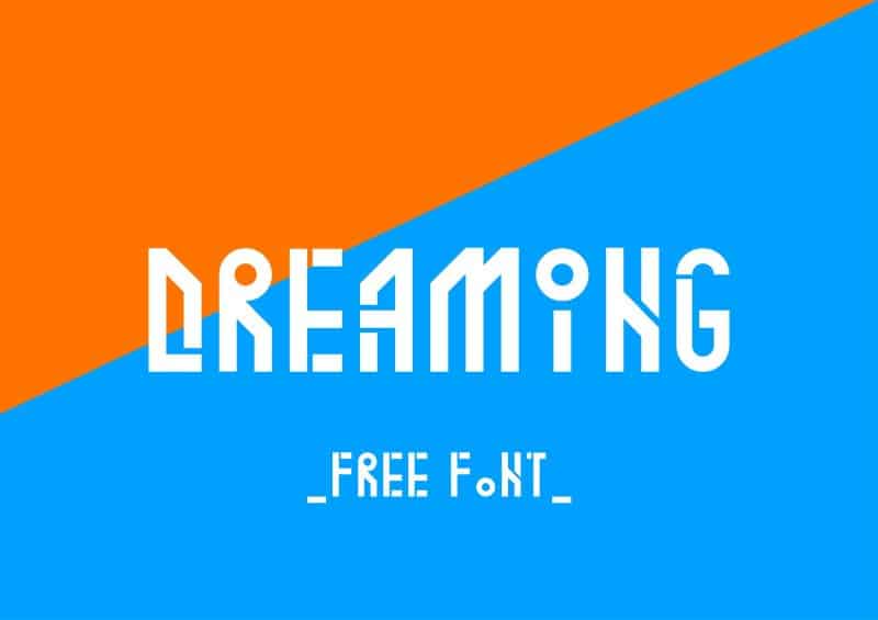 Dreaming шрифт скачать бесплатно