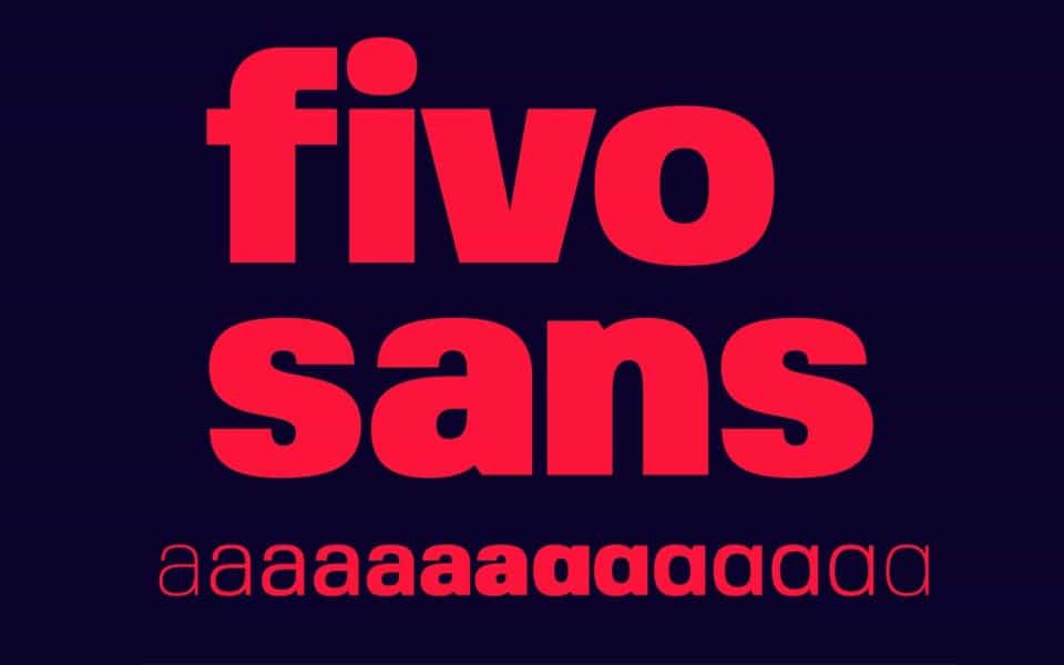 Fivo Sans шрифт скачать бесплатно
