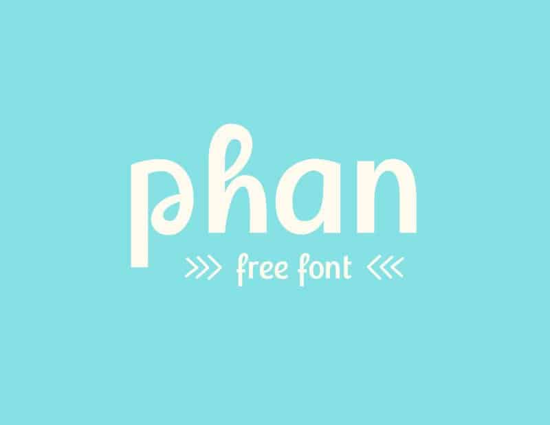 Phan free шрифт скачать бесплатно