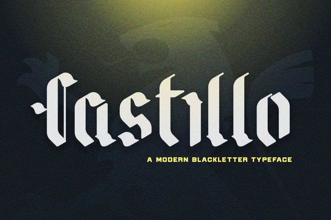 Castillo Blackletter шрифт скачать бесплатно