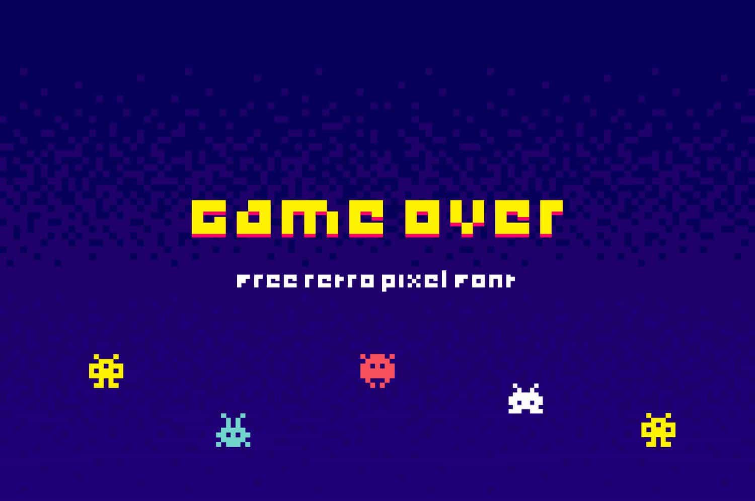 Game Over шрифт скачать бесплатно