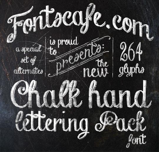 Chalk Hand Lettering Pack шрифт скачать бесплатно