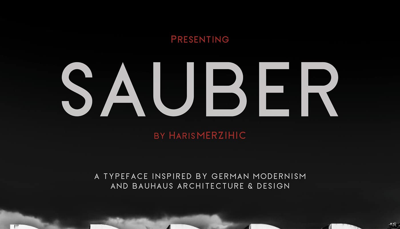 Sauber шрифт скачать бесплатно