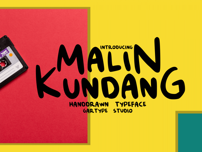 Malin Kundang шрифт скачать бесплатно