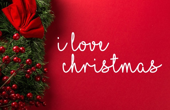 I Love Christmas шрифт скачать бесплатно