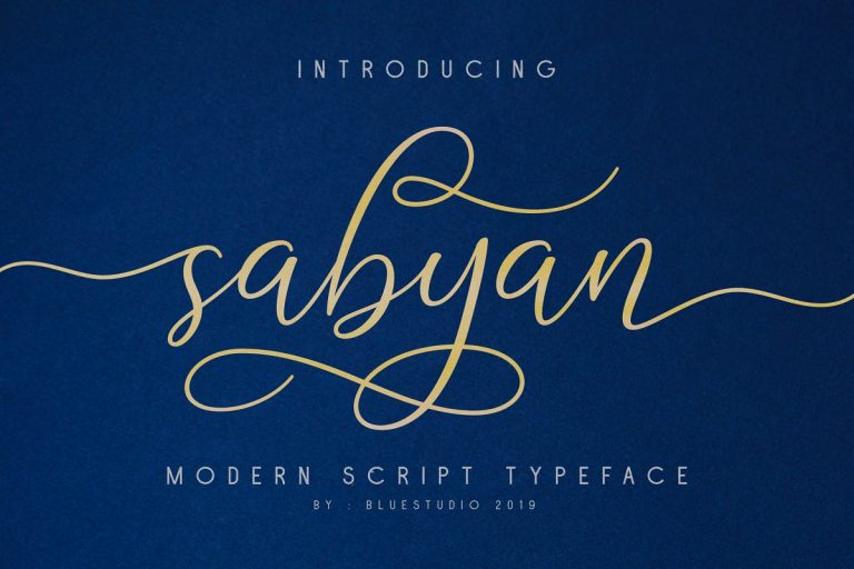 Sabyan шрифт скачать бесплатно
