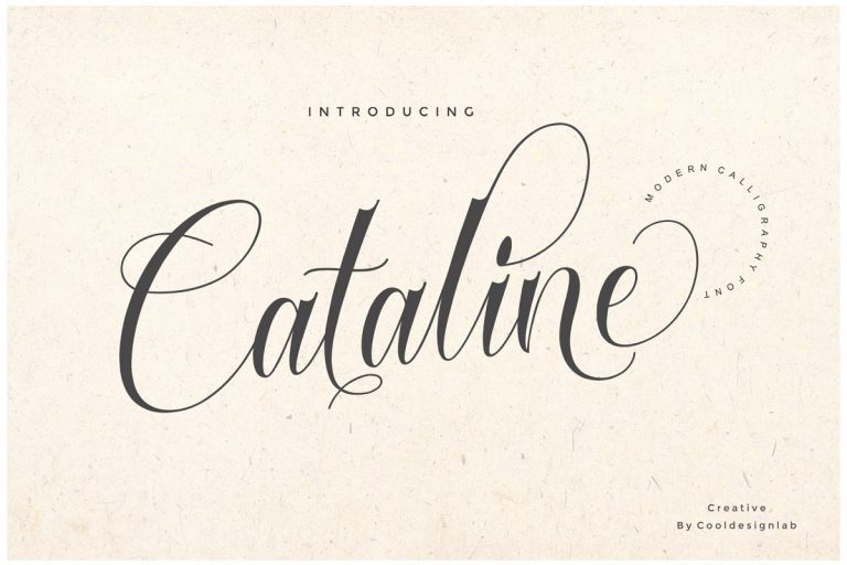 Cataline шрифт скачать бесплатно