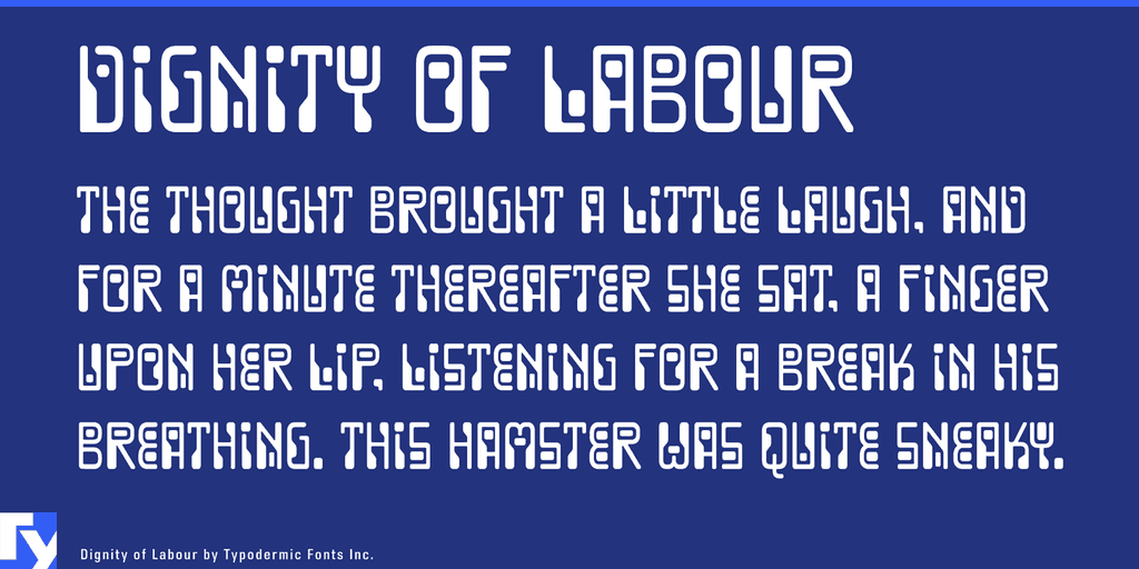 Dignity of Labour шрифт скачать бесплатно
