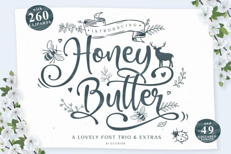 Honey Butter шрифт скачать бесплатно