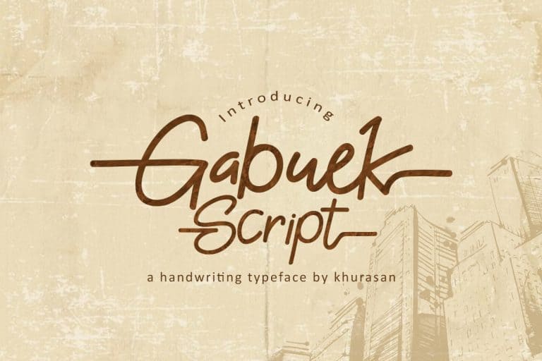 Gabuek шрифт скачать бесплатно