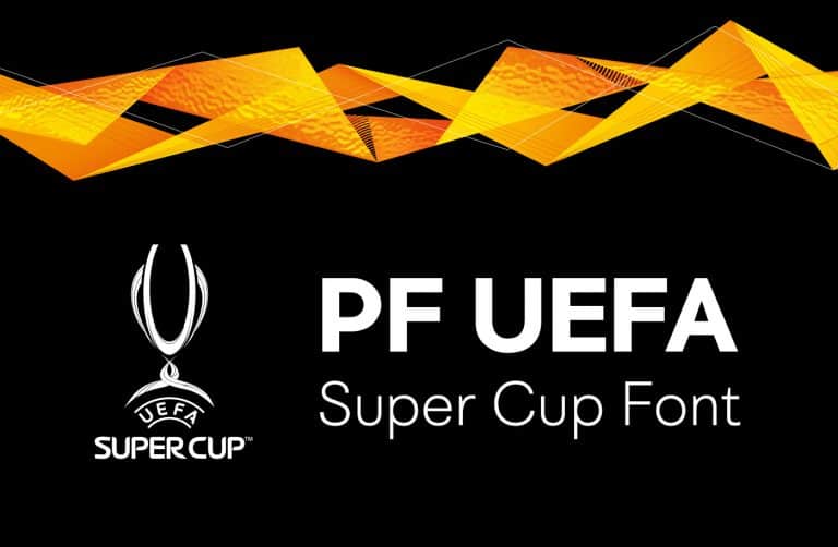 PF UEFA шрифт скачать бесплатно