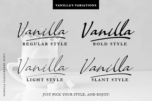 Vanilla шрифт скачать бесплатно