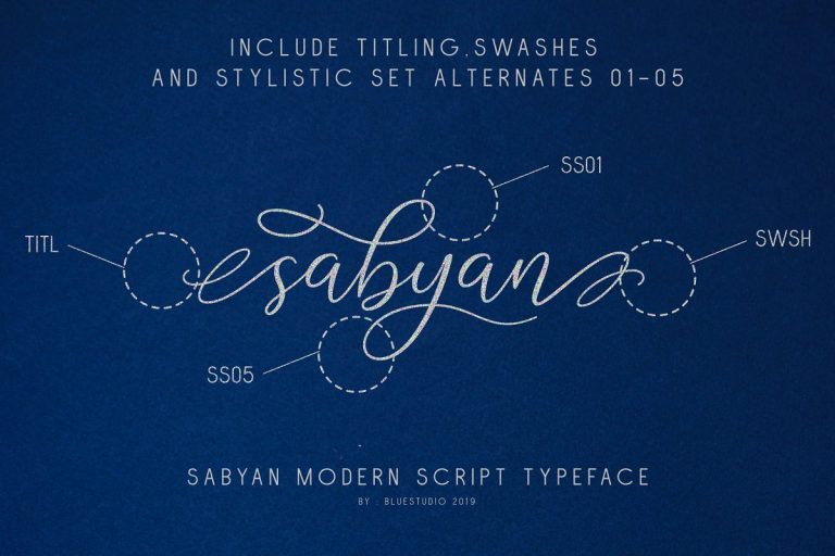 Sabyan шрифт скачать бесплатно