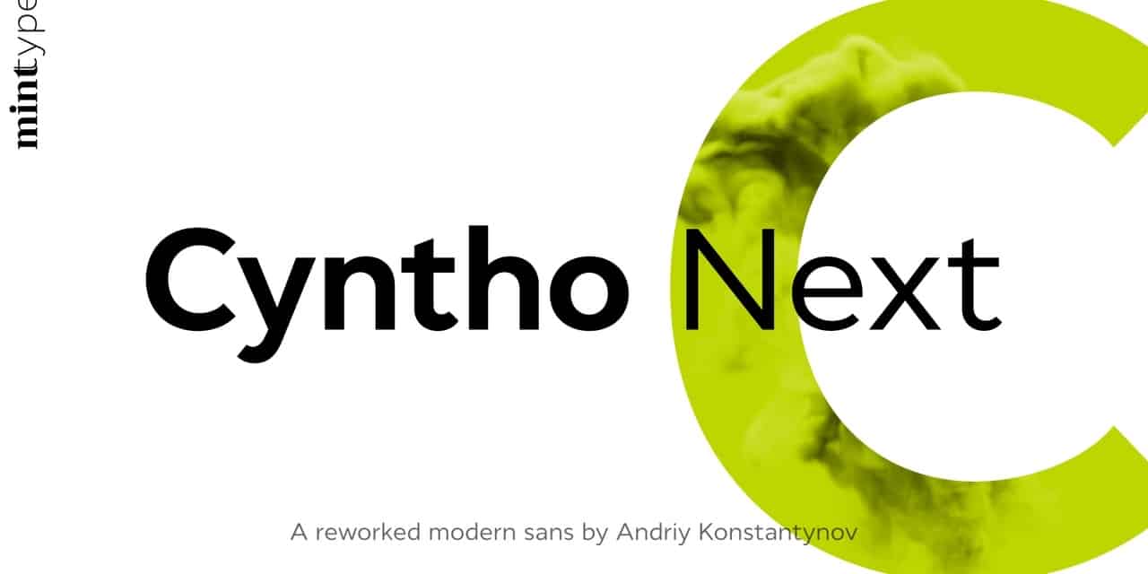 Cyntho Next Light шрифт скачать бесплатно