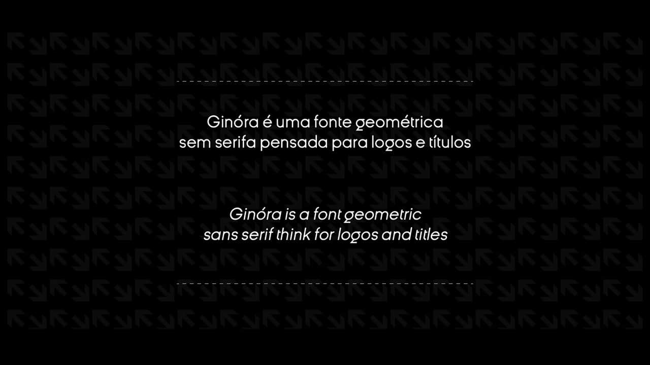 Ginora Sans шрифт скачать бесплатно