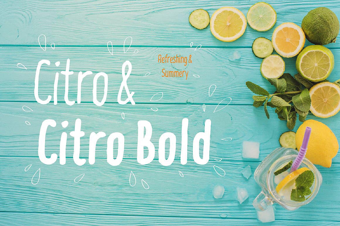 Citro & Citro Bold шрифт скачать бесплатно