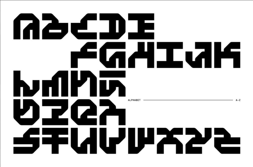 Шрифты для портфолио. Лабиринт надпись. Шрифт из квадратиков. Maze font. 1995 Шрифт.