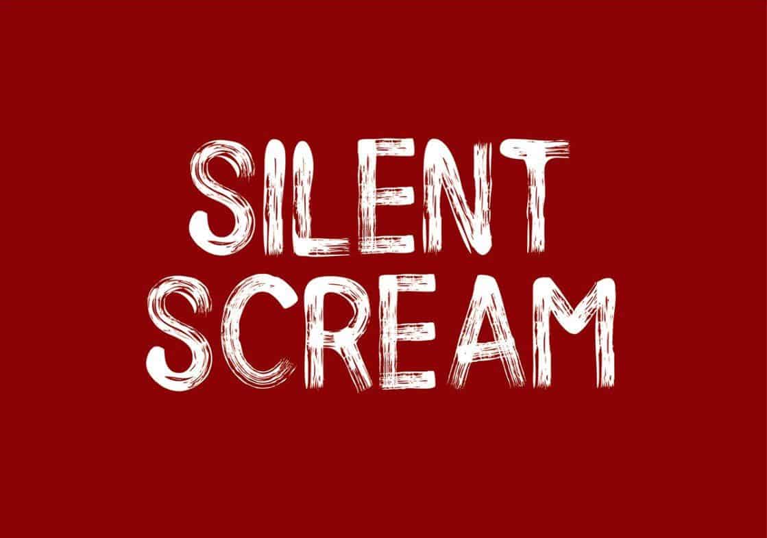 Silent Scream шрифт скачать бесплатно