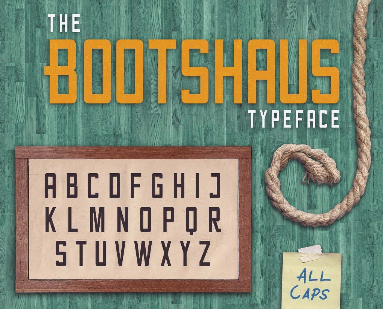 Bootshaus шрифт скачать бесплатно