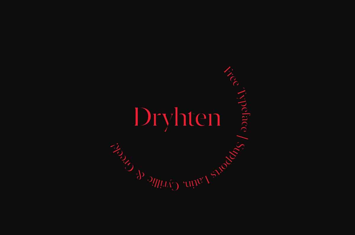 Dryhten шрифт скачать бесплатно